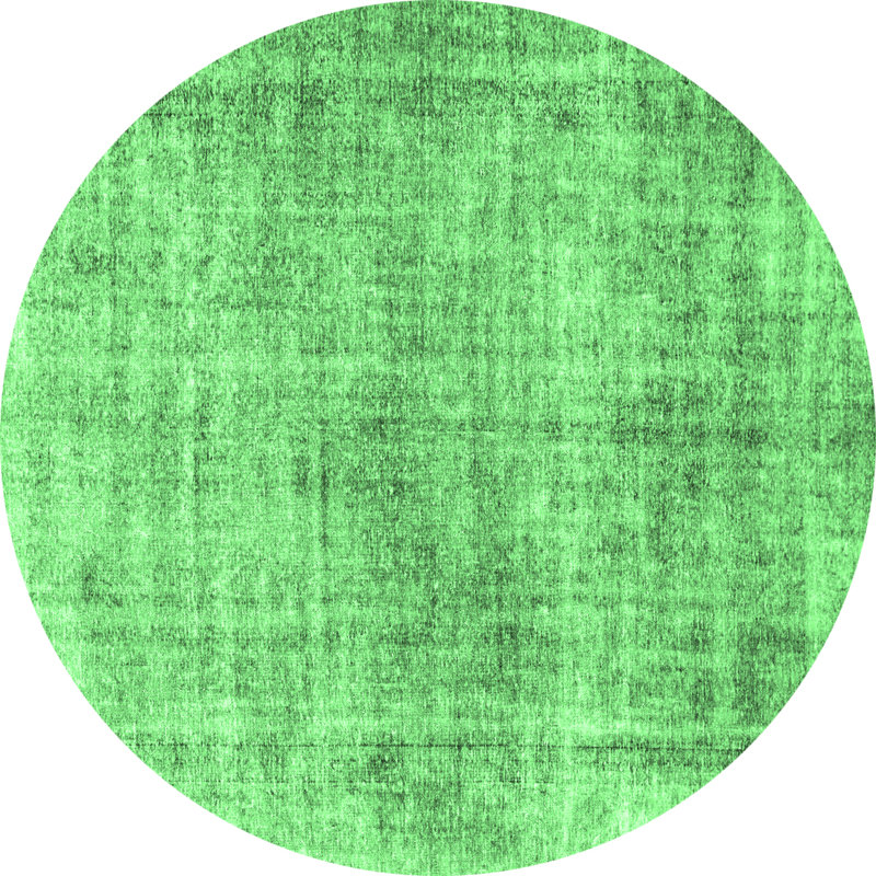 Elaad Washable Abstract Indoor Rug, Round 8'