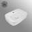 The Renovators Supply Inc. 16.37'' White Ceramic Rectangular Bathroom Sink