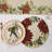 Glass Beads Embroidered Round Placemat