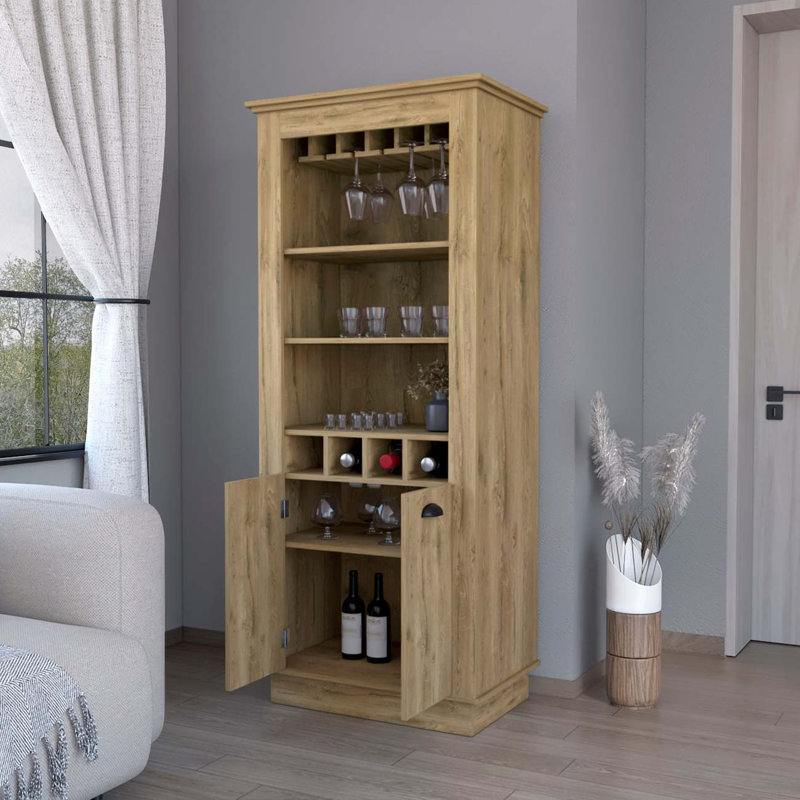 Armoire-bar Tyler Macadamia