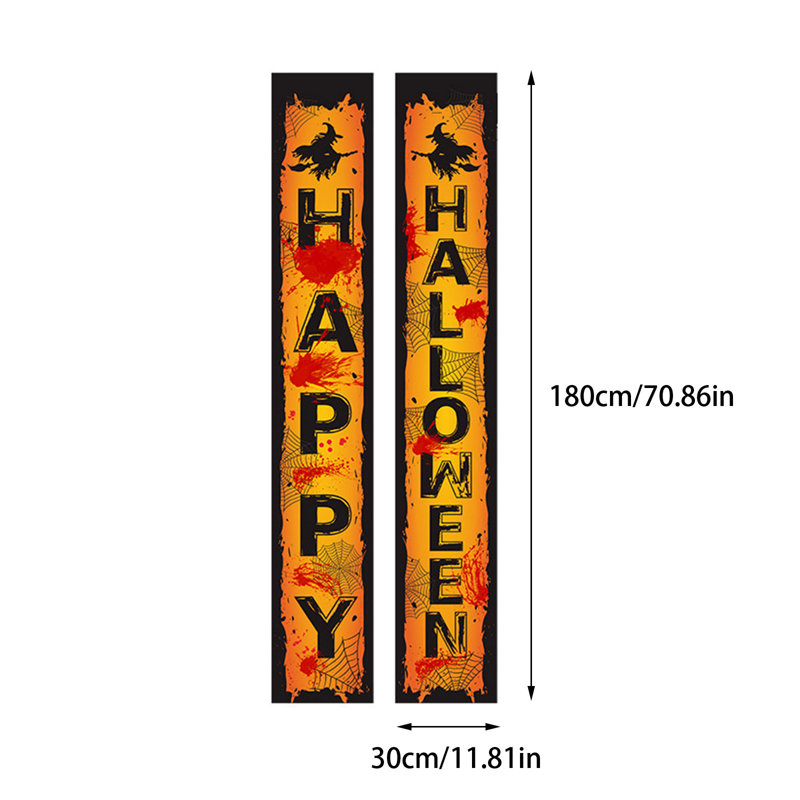 Halloween Couplet Halloween Party Decoration Flag