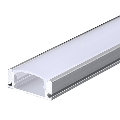 Aluminum Channel Profile with PC Cover 2m Length Pack of 4