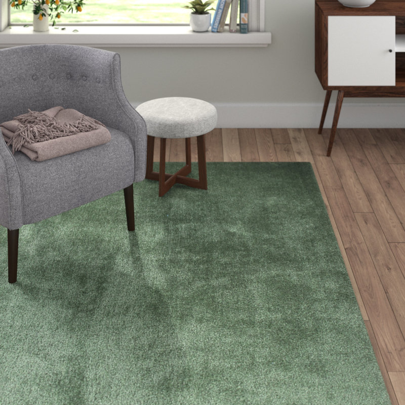Soft Solid Colour Area Rug, Rectangular 85 x 155cm