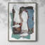 «Brights Soft Wash I», reproduction encadrée - bois massif-2083560630