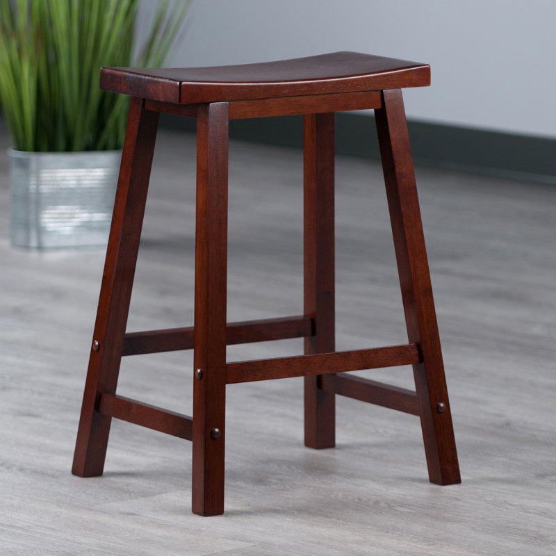Tabouret de comptoir et de bar Irieana, Noyer, Tabouret de comptoir (assise de 24 po de hauteur)