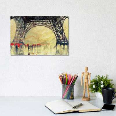Winter In Paris by Maja Wronska - Wrapped Canvas Gallery-Wrapped Canvas Giclée