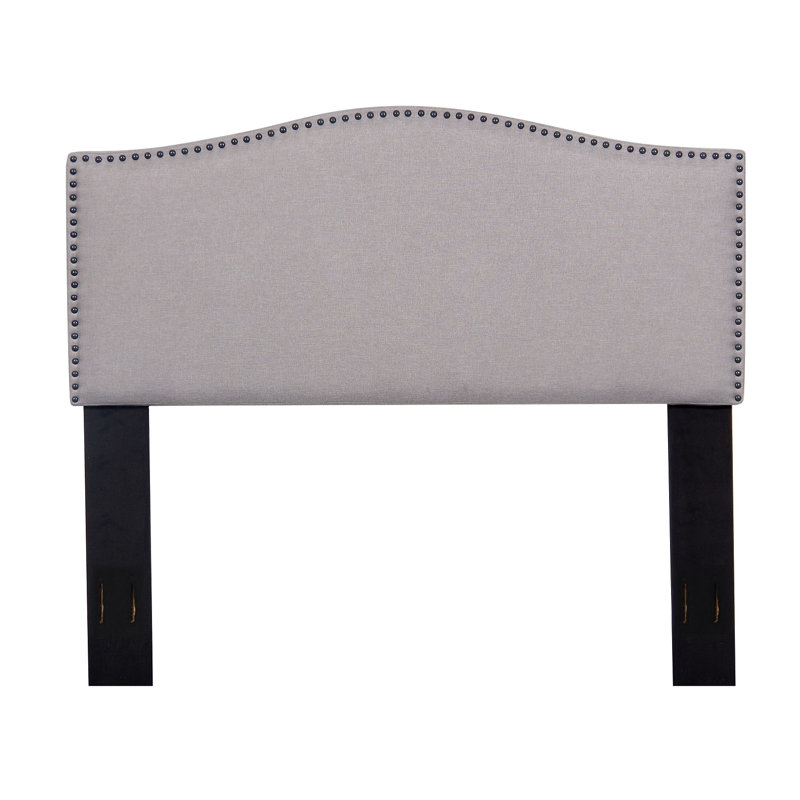 Mudd Upholstered Headboard, Light Brown