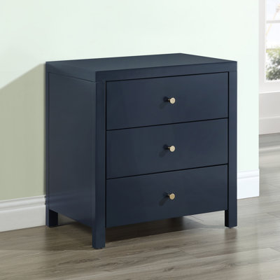 3 Spacious Drawer Nightstand