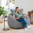 Giant Bean Bag Chair For Adult, Memory Foam Filling, Reading Chairs With Aesthetic Design, Lounge Chair Indoor & Living Room Armchair, Lazy Comfy Chair For Gaming In Bedroom Apartment-611529642