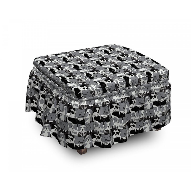 Housse pour repose-pieds gentlemen’s punk animaux