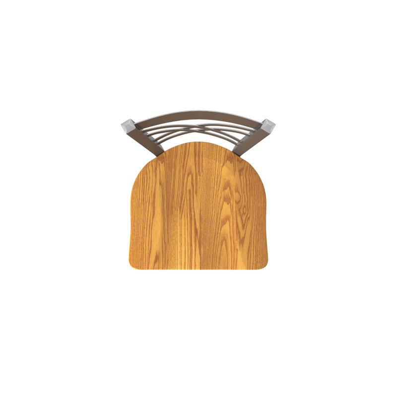 Tabouret tournant 820 Catalina, Bois - chêne moyen, Très grand (siège d'une hauteur de 36 po)
