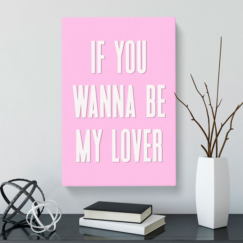 My Lover - Wrapped Canvas Print, 50cm H x 35cm W x 3cm D