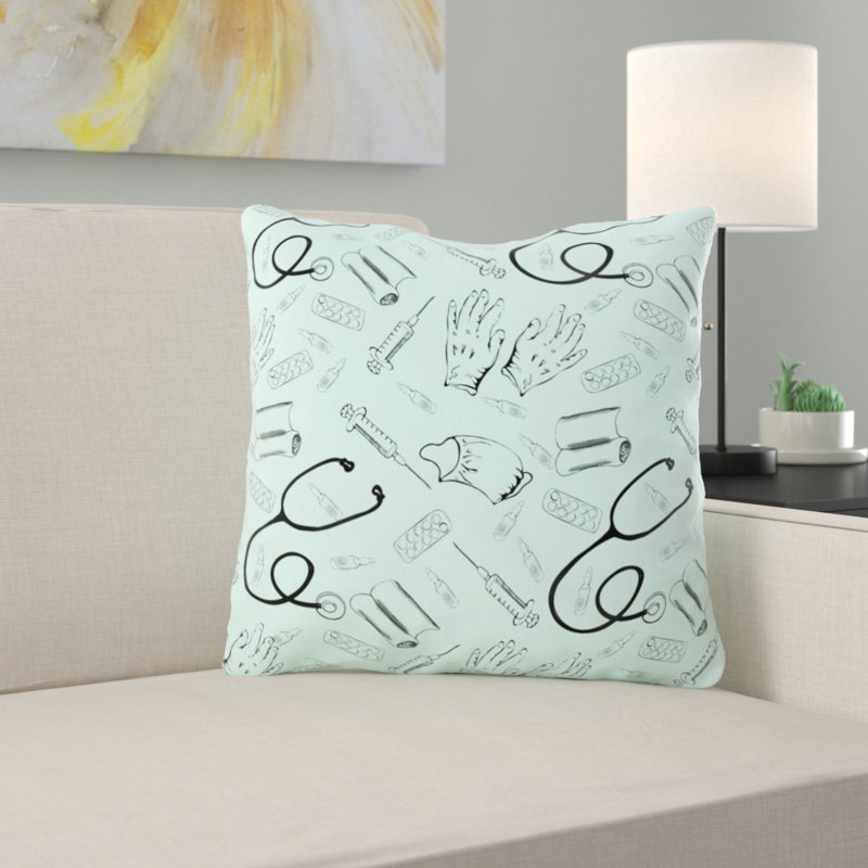 Coussin décoratif à motif, Intérieur