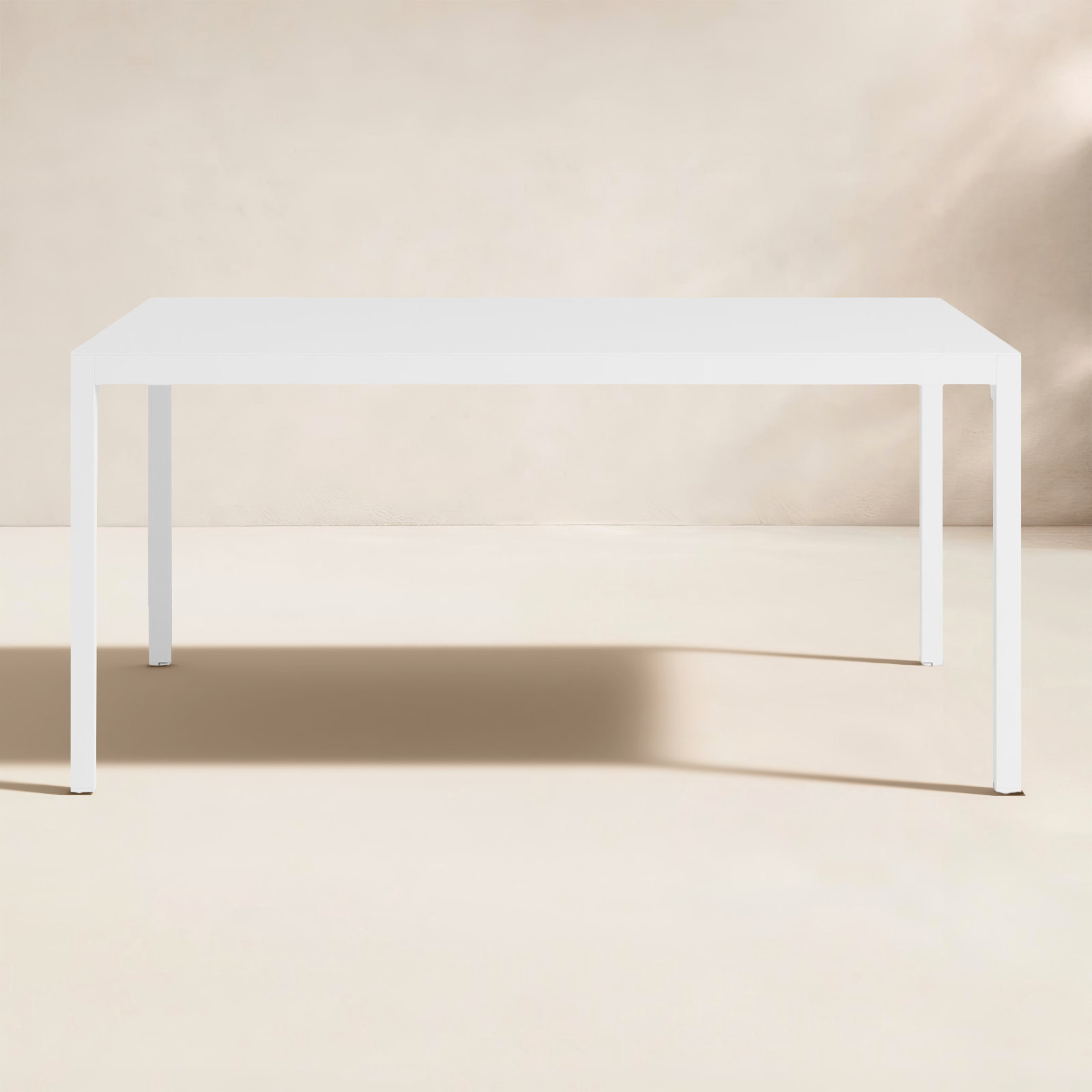 Armando 64 " Patio Dining Table, White