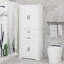Armoire de rangement pour salle de bain avec espace de rangement multifonctionnel, tablette réglable-845719473