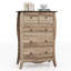 Commode 38 po avec 5 tiroirs pliants en tissu et ensemble anti-basculement-1856310737