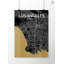 « los angeles city map », reproduction d’impression sur affiche luxe-22632851