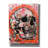 'Orange Skull' by Dean Russo Studios, Canvas Wall Art-237005886