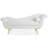 Chaise Lounge With Scroll Arms