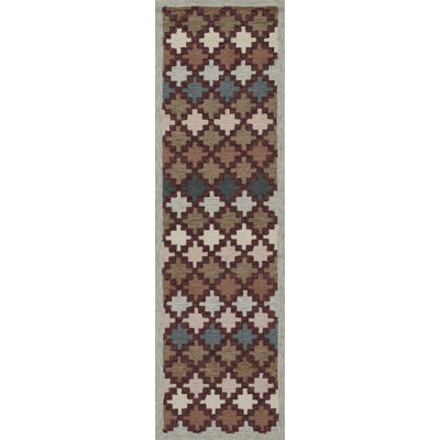 Abbott Hand Tufted Wool Geometric Rug