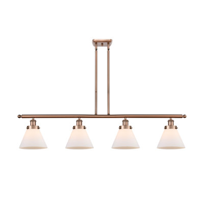 Luminaire pour îlot 4 lumières Cone