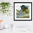" Bean Fileds Tall Trees " by Jacqueline Ellens Painting Print-856817145-856817147