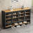 Vintage Industrial Style Iron Shoe Cabinet Locker 32 Pair Shoe Storage Cabinet