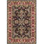 Tapis vert / rouge en laine touffeté à la main Cranmore-19260702