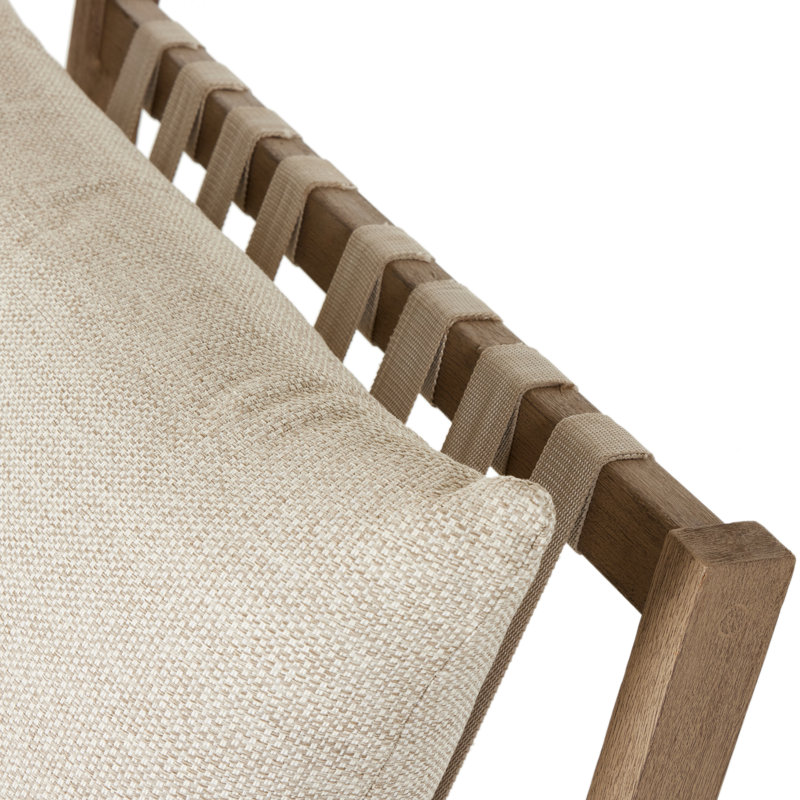 Aiken Teak Outdoor Rocker Chair, Faye Sand