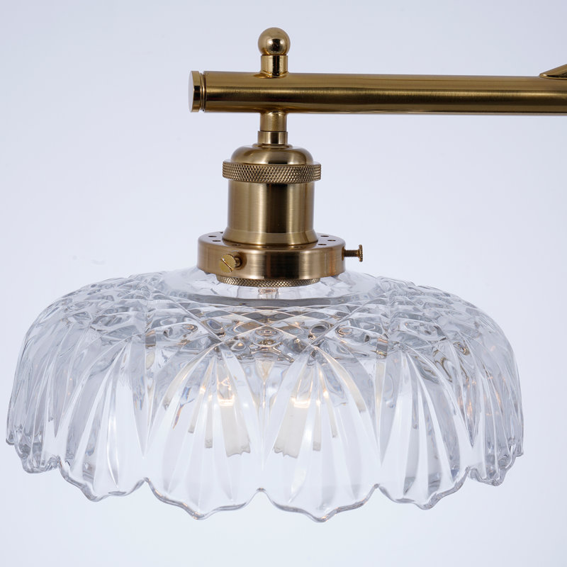 32-Inch 3-Light Iron Bronze Dining Room Chandelier With Adjustable Pendant Chain