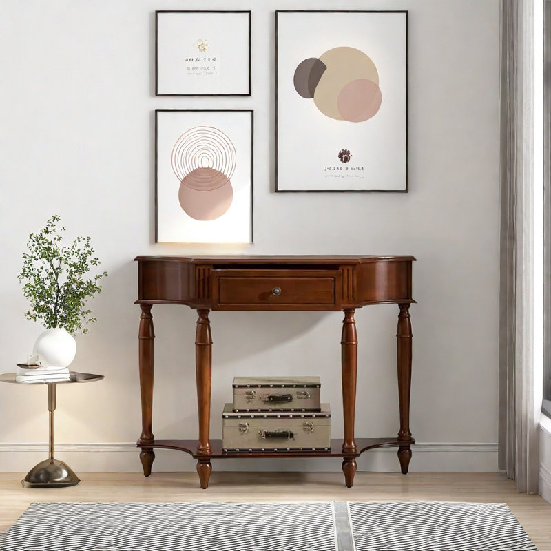 American Style Solid Wood Console Table