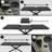 55''-70.9'' Extendable Dining Table - Hidden Storage, Farmhouse Style Space Saver, Seats 4-8 People For Dining Room/ Kitchen/ Office-487060105