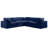 Isshak Velvet L-Shaped Sectional Reversible-87141436