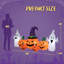 Longue citrouille d'Halloween gonflable
