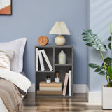 3 Cube Bookcase, Modern Storage for Standard Textbooks, Vertical or Horizontal, Easy to Assemble