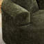 Olive courbé, petite chenille avec 3 coussins, mousse à mémoire de forme, sans assemblage, pour animaux de compagnie, poids de 300 lb, siège profond pour espaces, assemblage requis, rembourrage en mousse, capacité, appartement-133534401