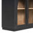 4-Door Arched Buffet Cabinet with Glass Doors and Adjustable Shelves-423729844