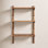 18" Solid Wood Tiered Accent Shelf