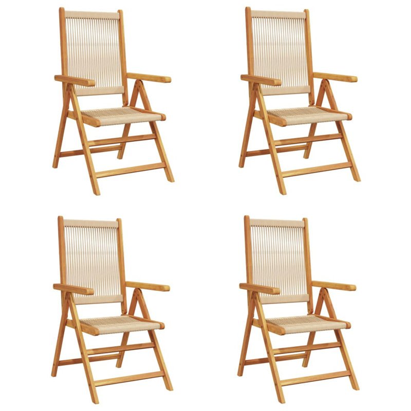 Granham Patio Dining Accent Chair, Beige