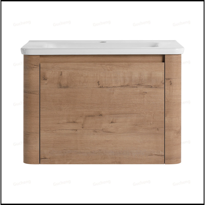 28"Floating Wall-Mounted Bathroom Vanity With Ceramic Sink