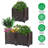 Raised Garden Bed With Self-Watering System, Elevated Planter Box For Patio Balcony, Durable Pp Material Holds 220Lbs For Flowers Vegetables Herbs-1821996069