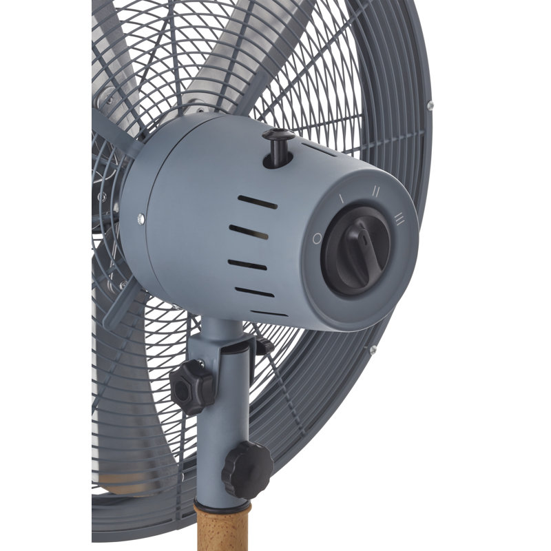 Swan Nordic Oscillating Pedestal/Standing Fan, Grey 