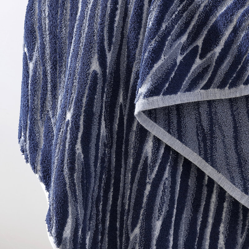 Shibori Towel Indigo, Wash Cloth