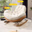 Modern Upholstered Rocking Chair-1822050483
