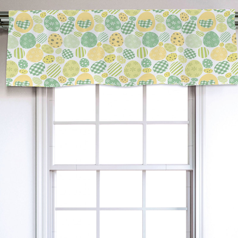 Sateen Ruffled Window Valance
