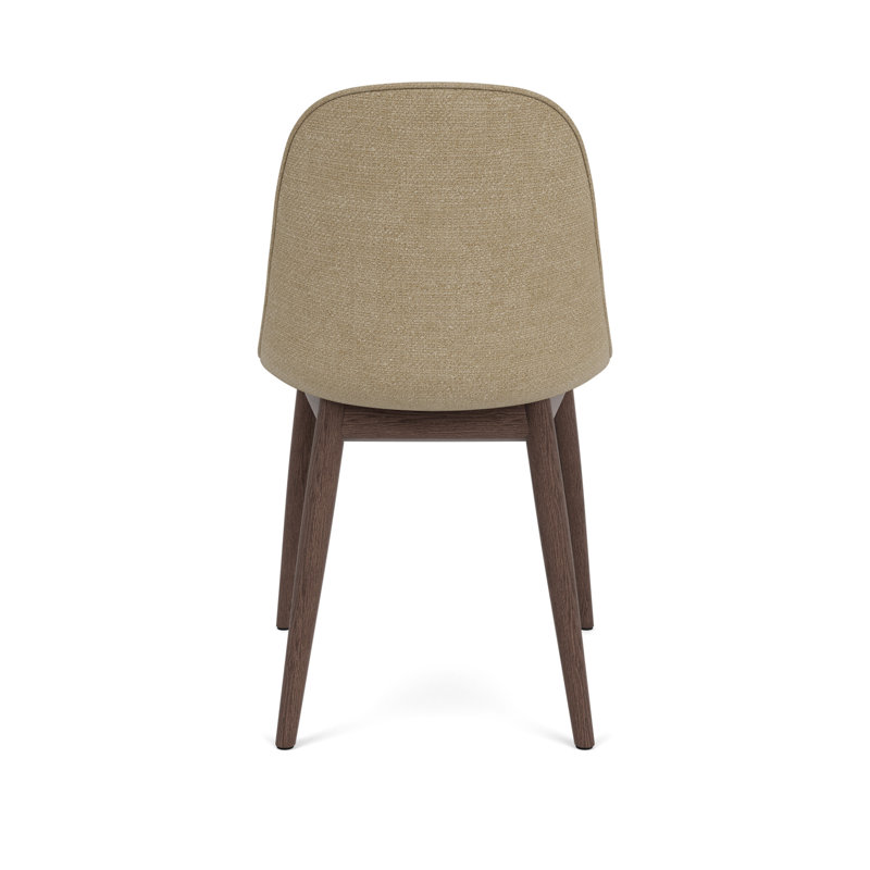Harbour Dining Chair, Bouclé 02 Acrylic, Dark Stained Oak