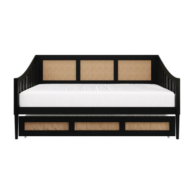 Twin Wooden Daybed with Twin Trundle by Bay Isle Home