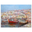 Red Boads In Vintage Village - Sea & Shore Print-29504996-34272990