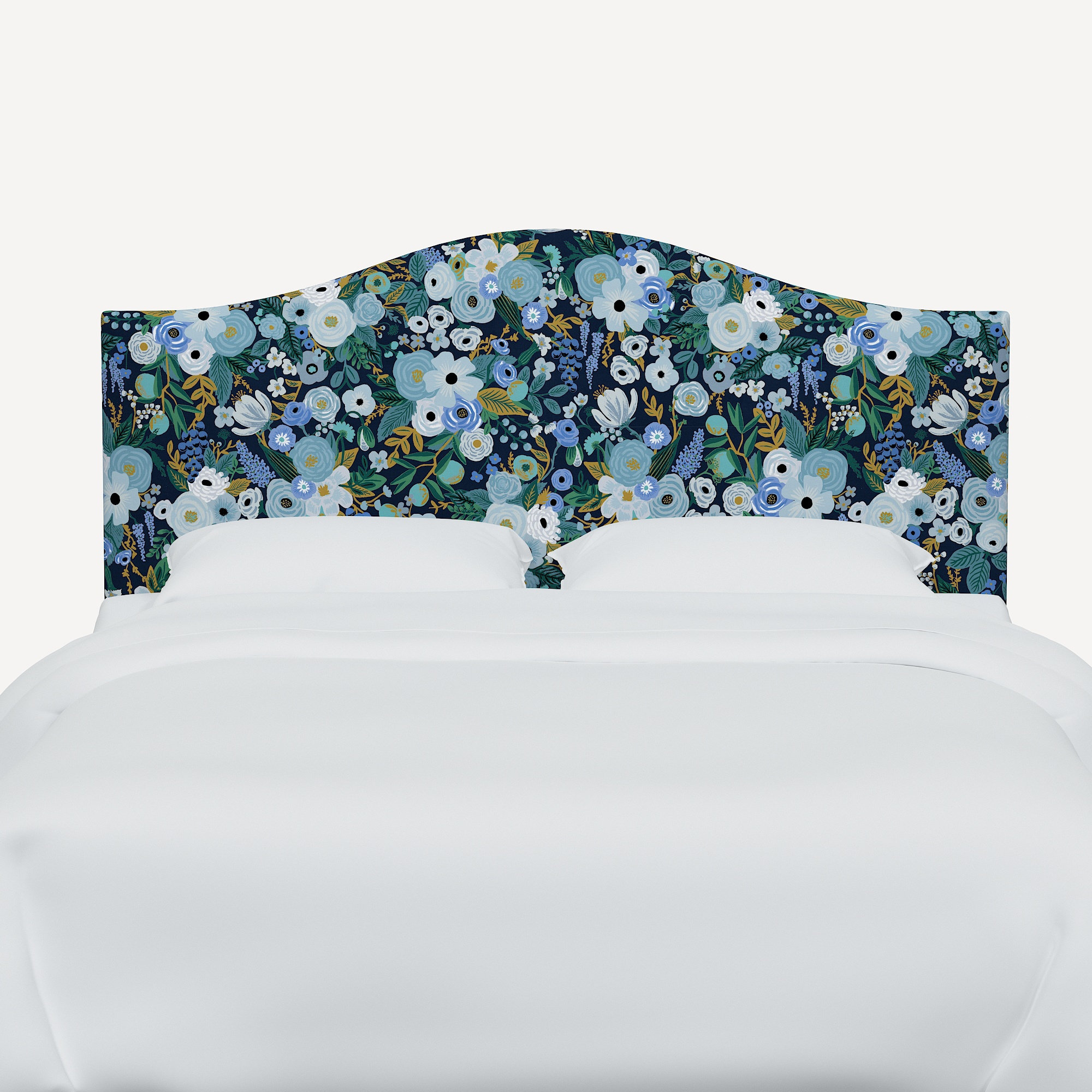 Rifle Paper Co. x Cloth & Company Mayfair Headboard, Blue Garden Party, Twin