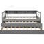 Lit de jour simple TG en bois gris - 2 lits gigognes, 3 rangements et avantages avec chargement des lits gigognes, inclus